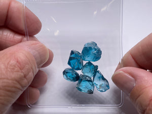 Cambodian Blue Zircon (Inclusions)