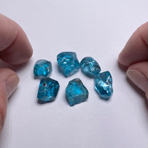 Cambodian Blue Zircon (Inclusions)