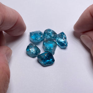 Cambodian Blue Zircon (Inclusions)