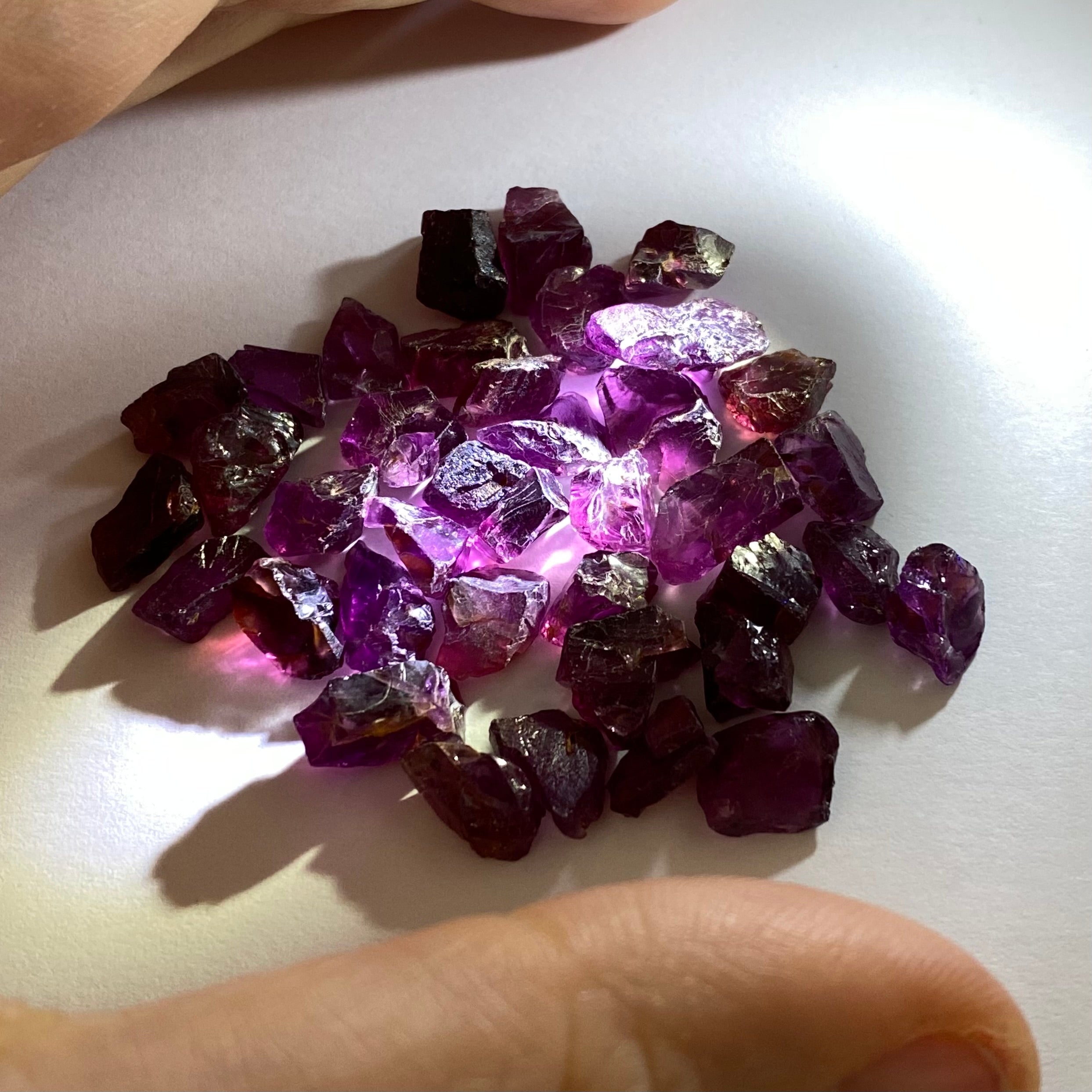 Purple Garnet 15+ grams - Mozambique