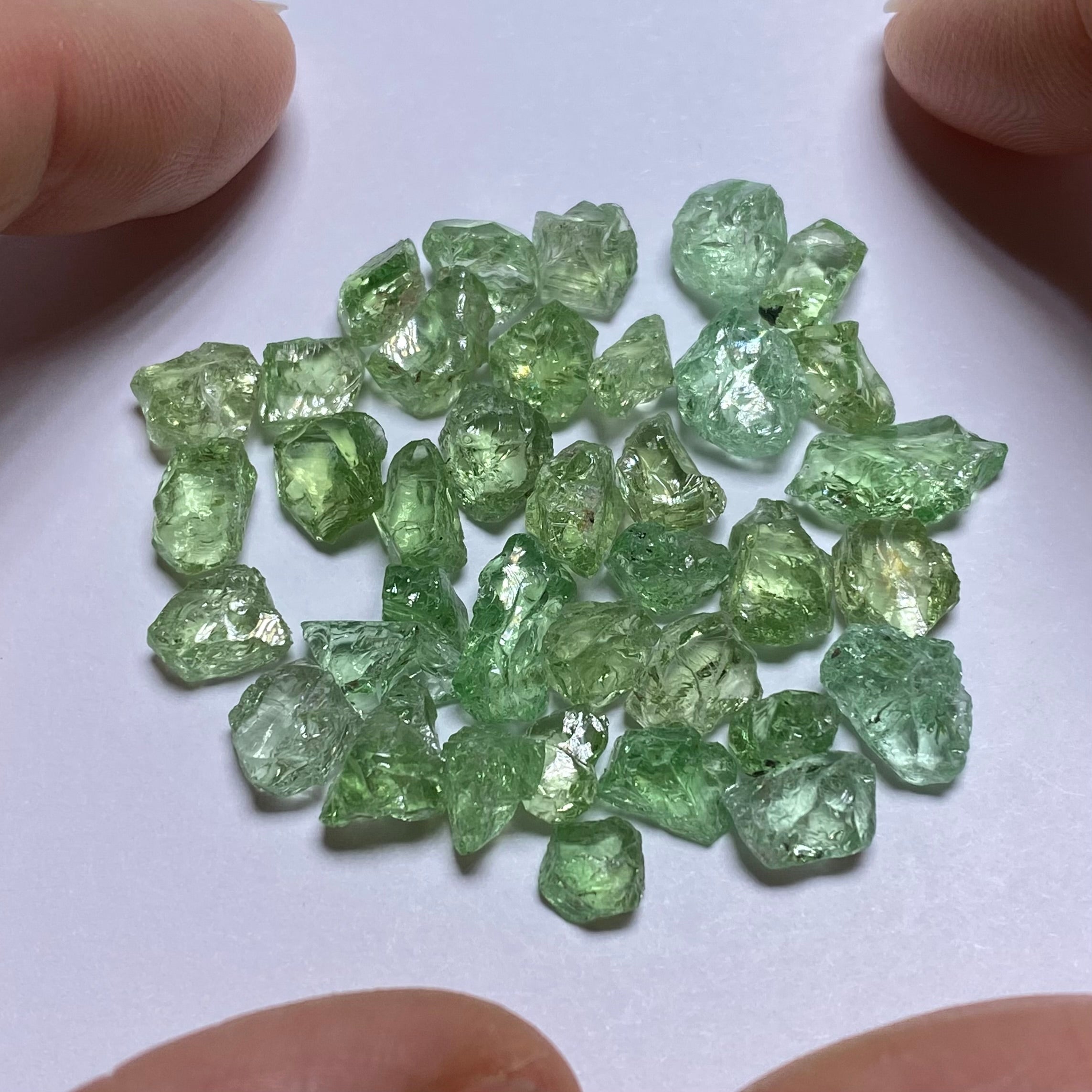 Merelani Mint Garnets - Tanzania