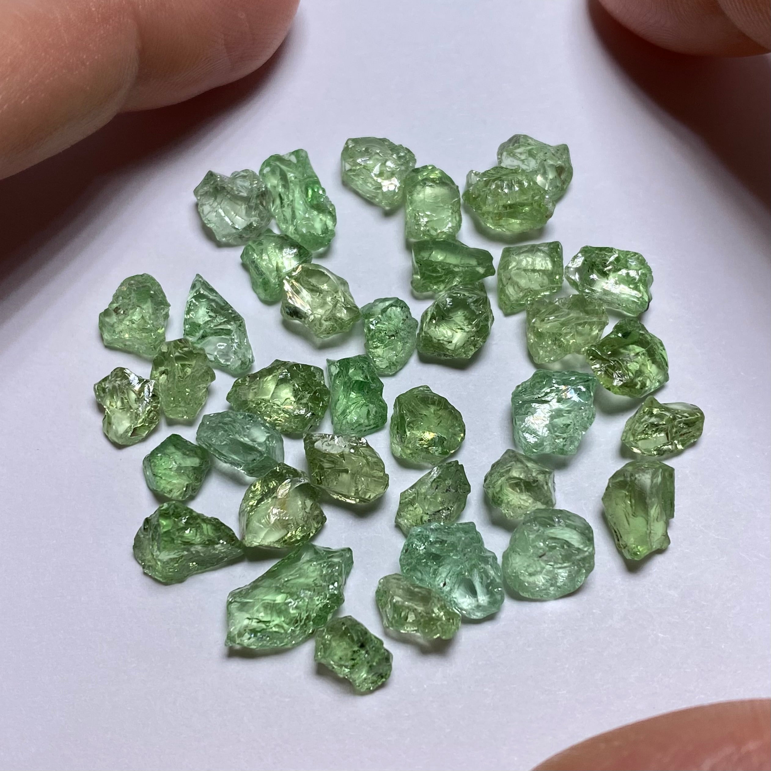 Merelani Mint Garnets - Tanzania
