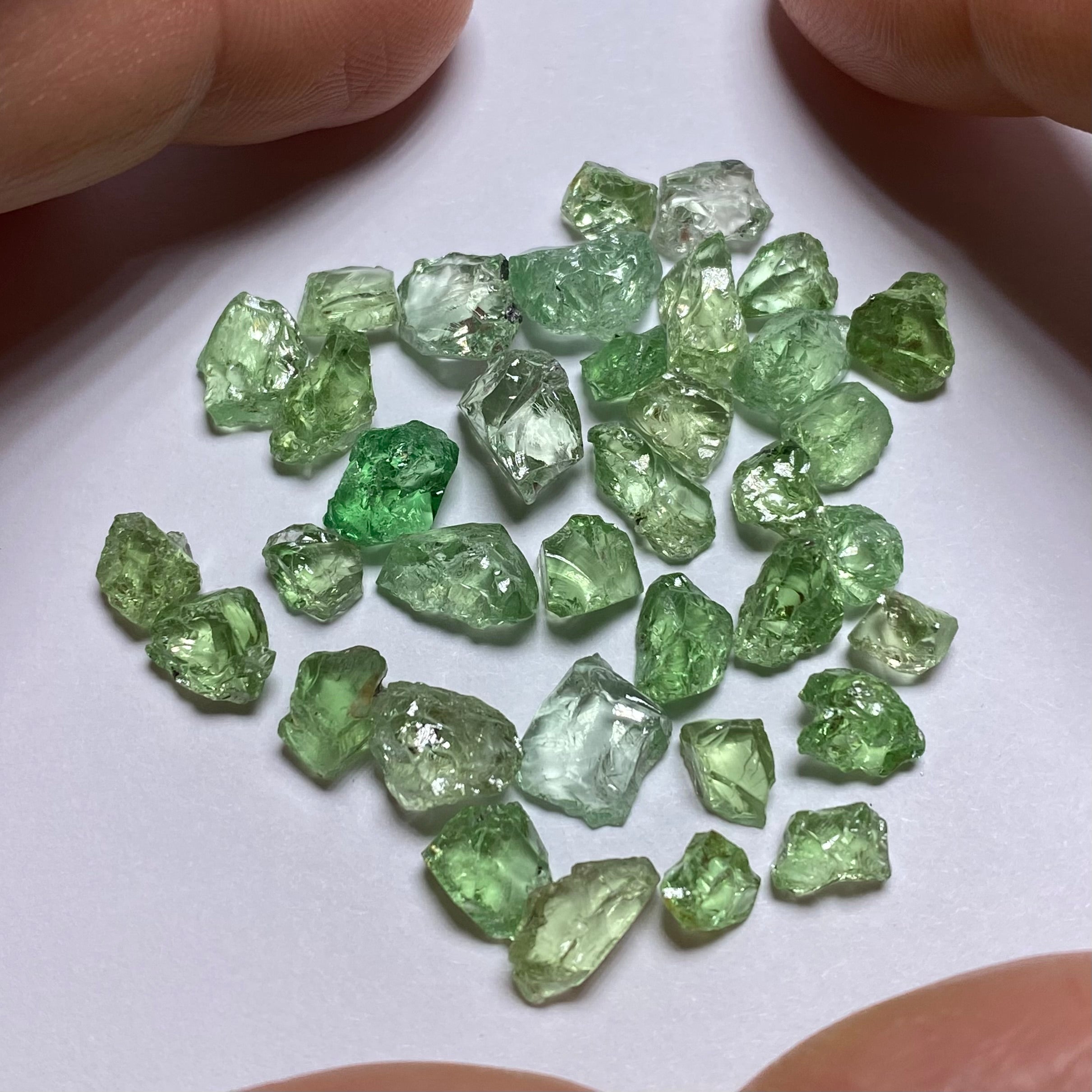 Merelani Mint Garnets - Tanzania