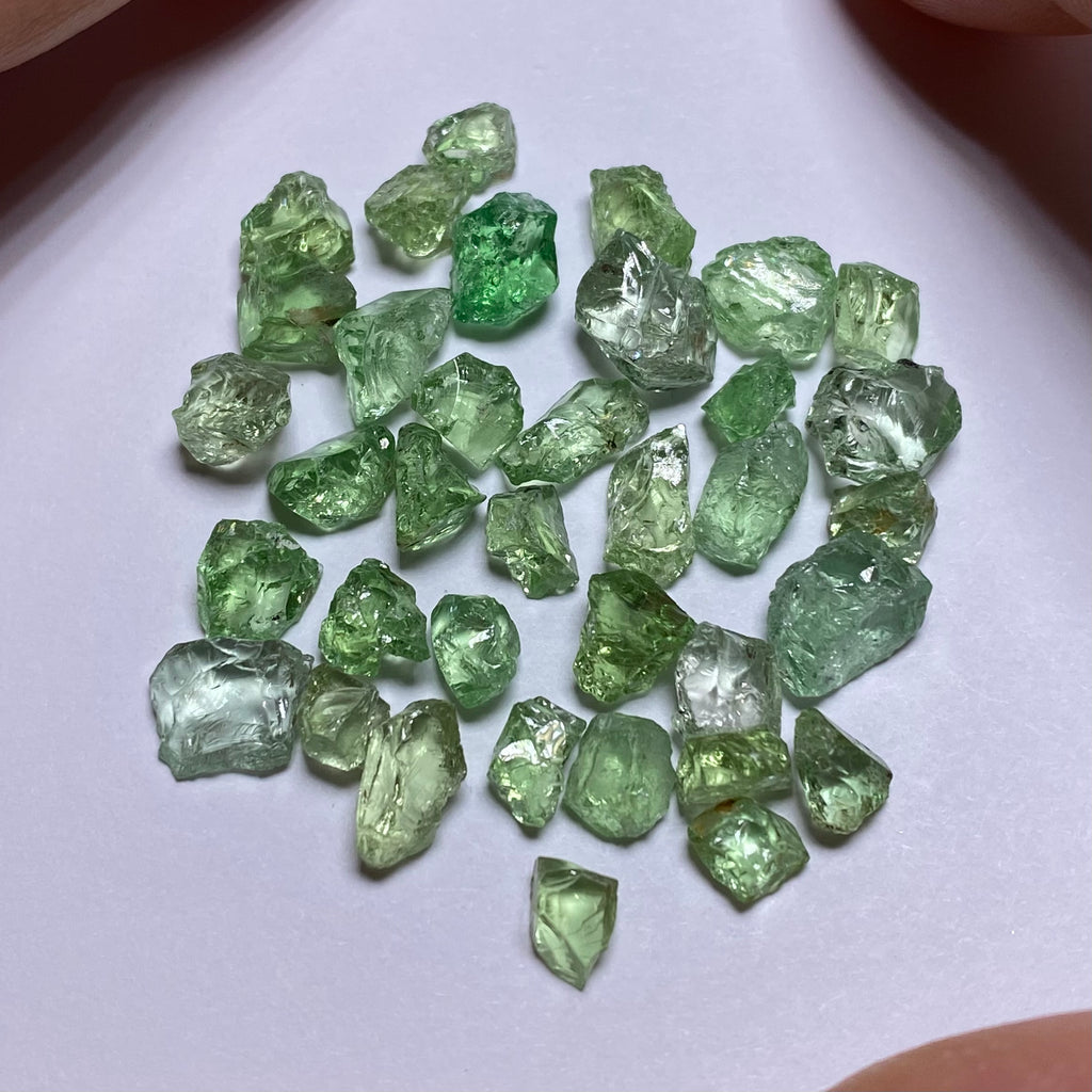 Merelani Mint Garnets - Tanzania