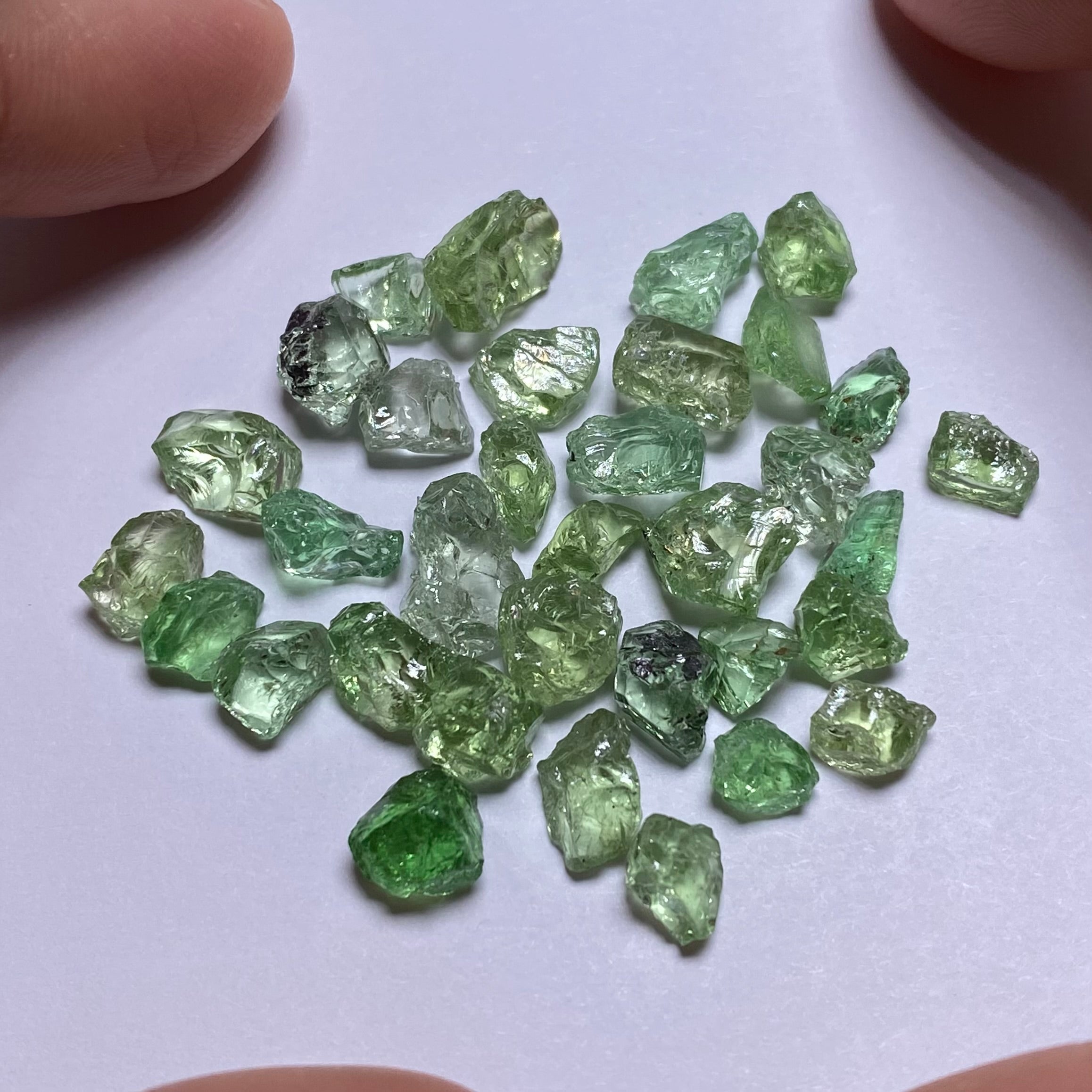 Merelani Mint Garnets - Tanzania