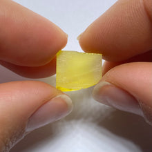 Load image into Gallery viewer, Pulled Czochralski  Canary Yellow Sapphire
