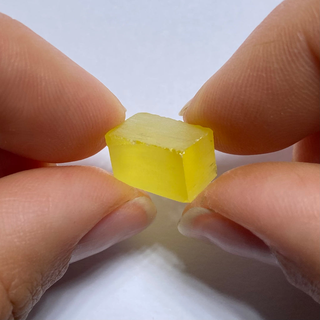 Pulled Czochralski  Canary Yellow Sapphire