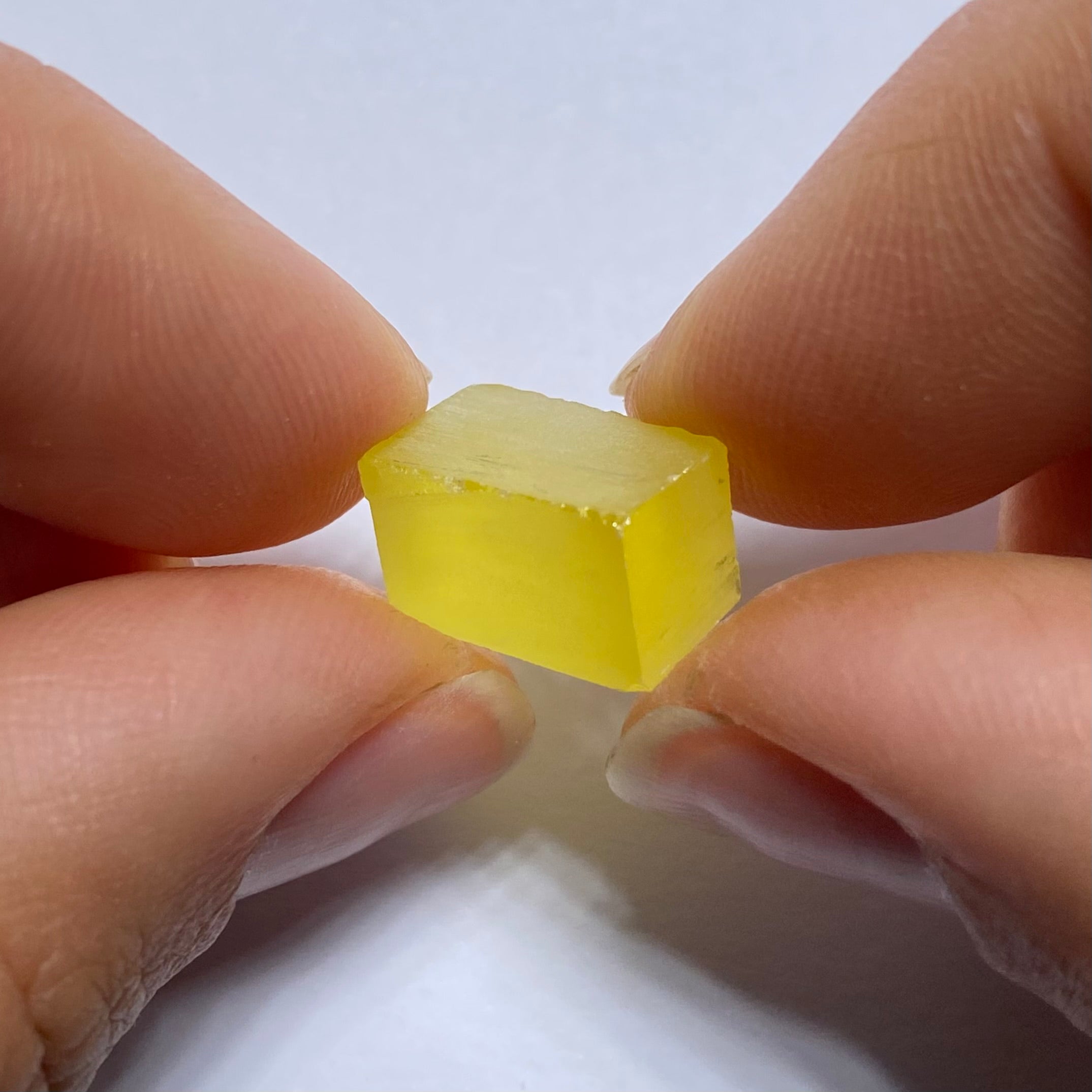 Pulled Czochralski  Canary Yellow Sapphire