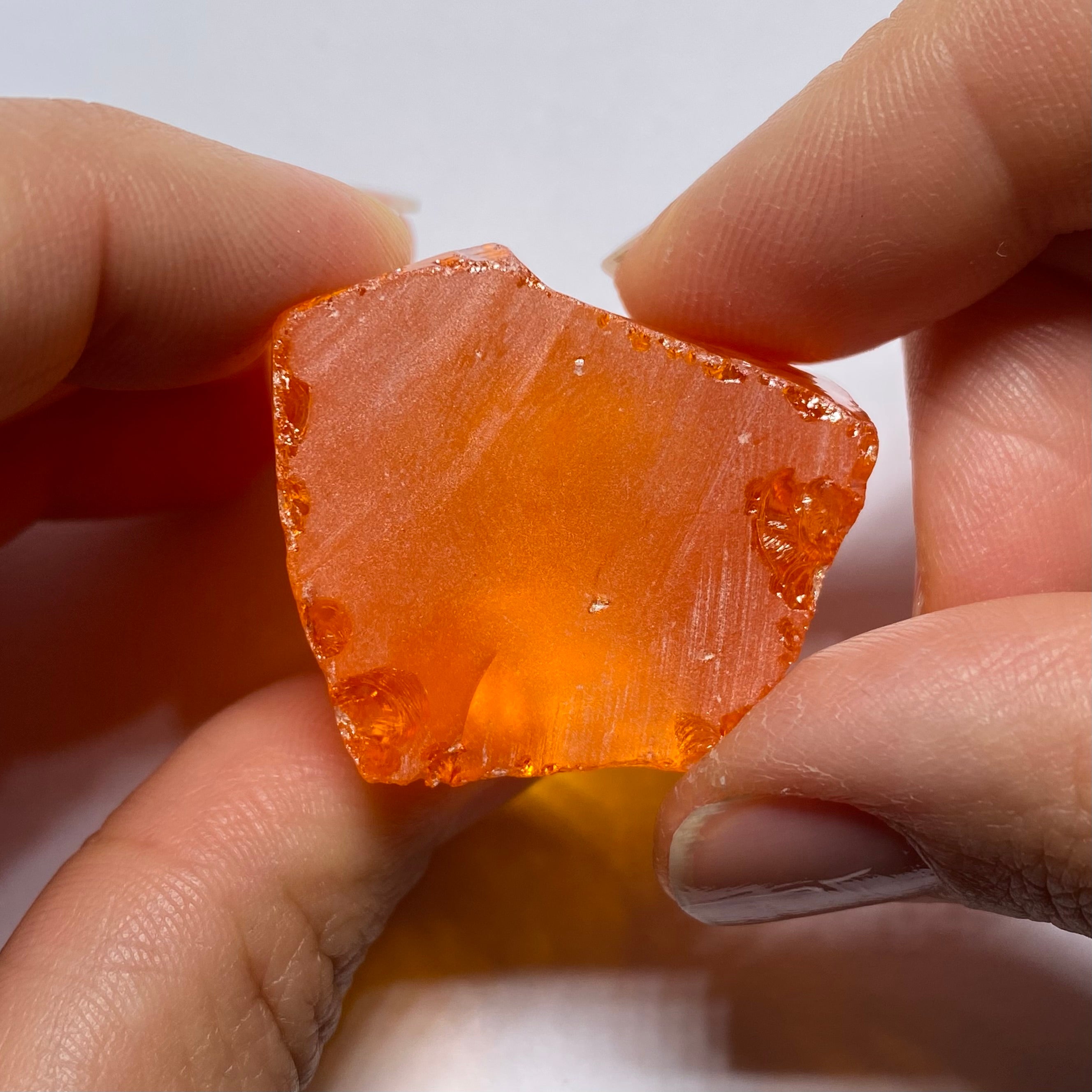 Medium Papaya Cubic Zirconia