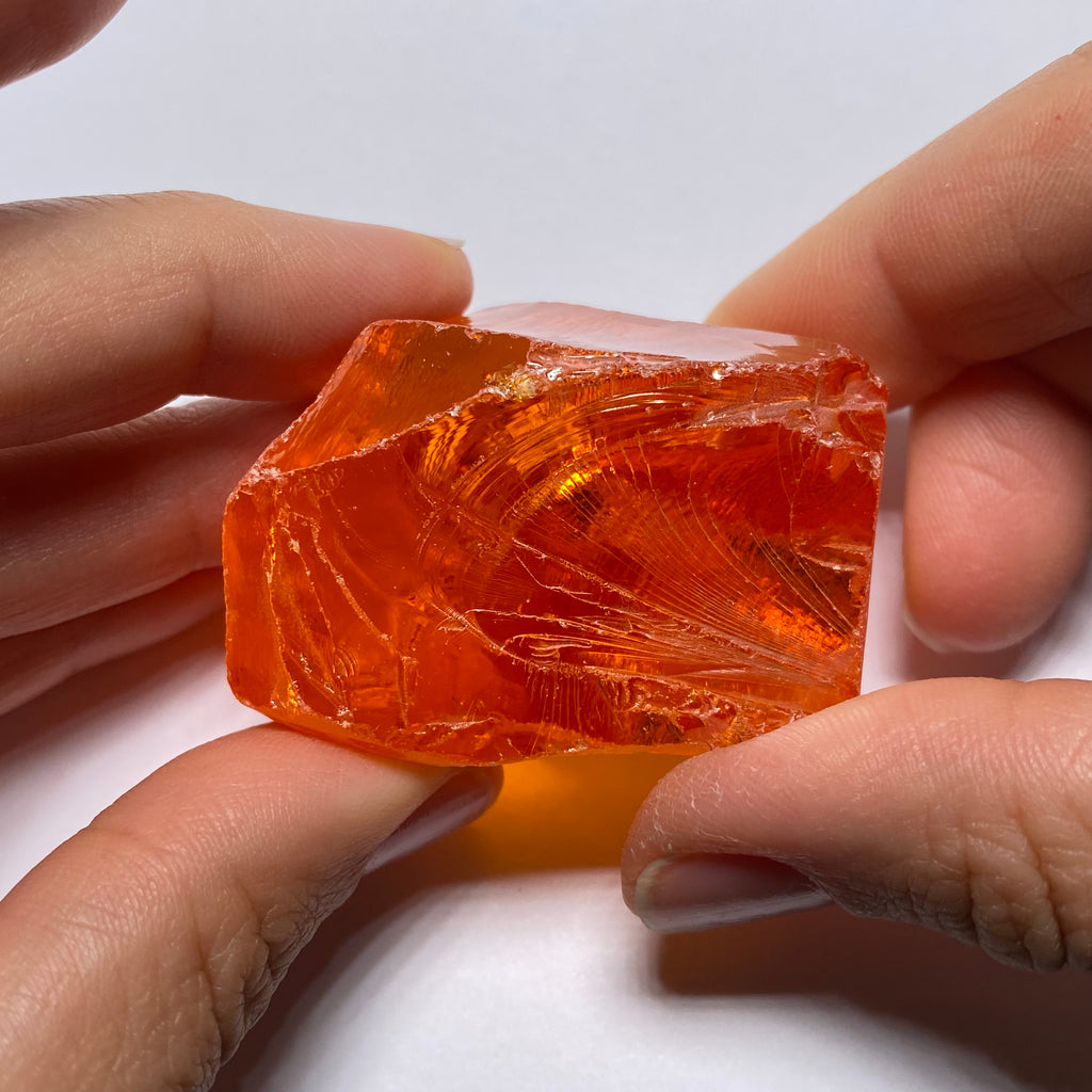 Medium Papaya Cubic Zirconia