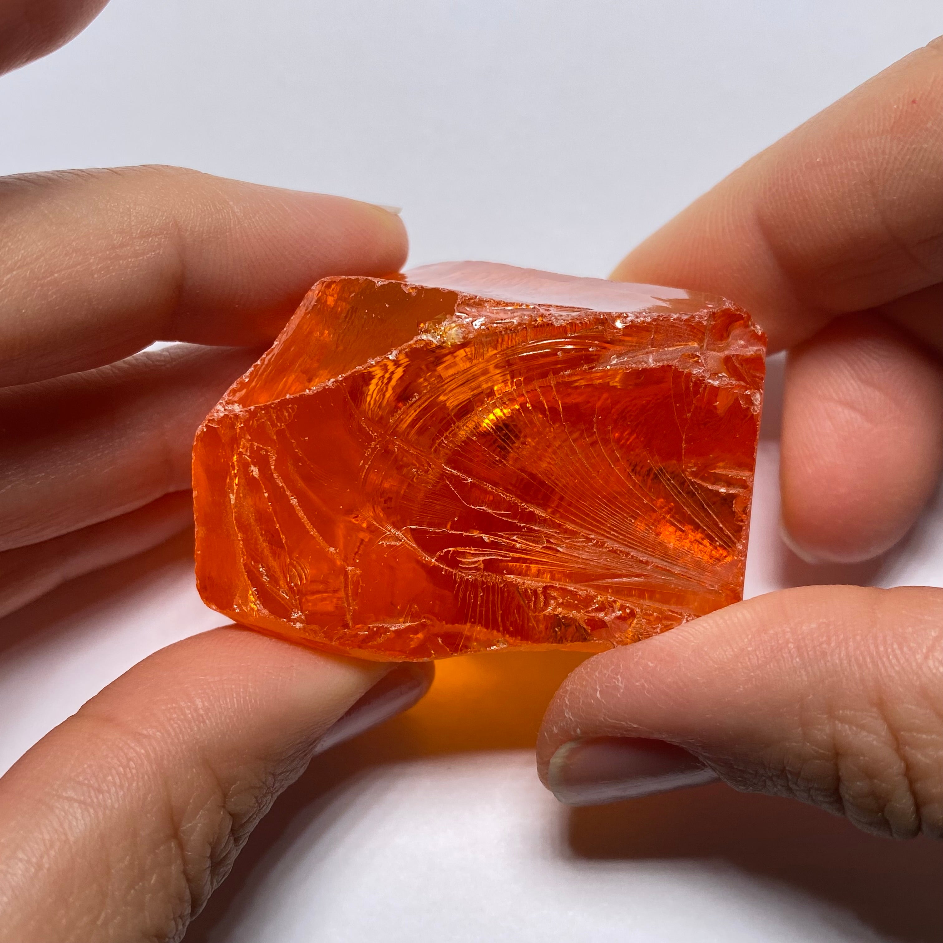 Medium Papaya Cubic Zirconia