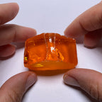 Medium Papaya Cubic Zirconia