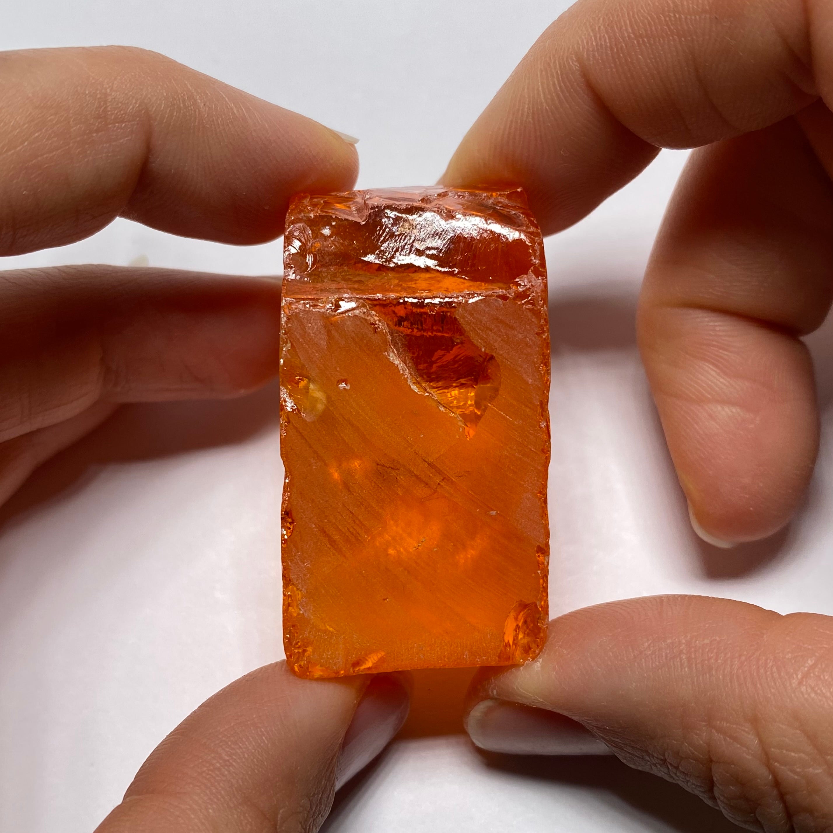 Medium Papaya Cubic Zirconia