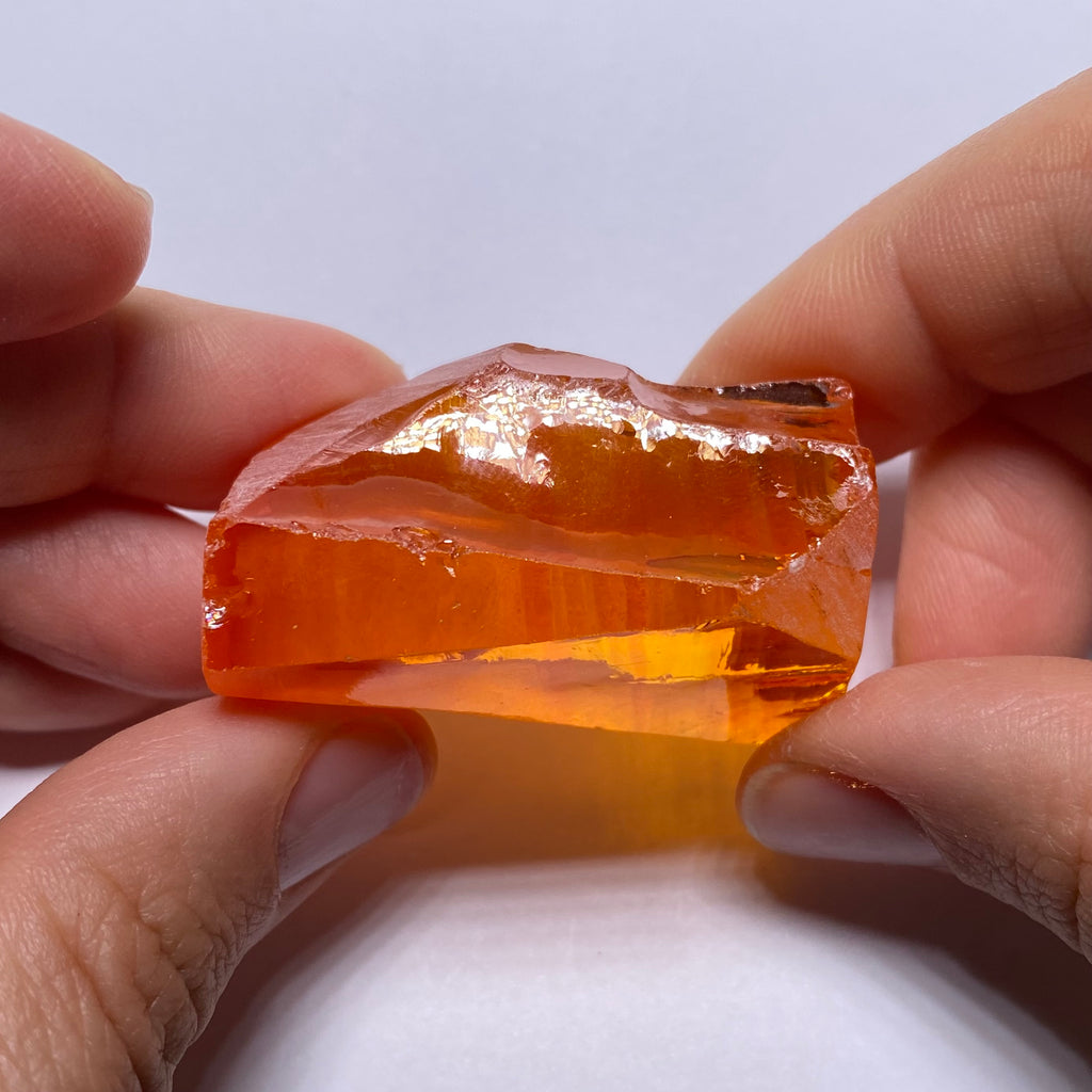 Medium Papaya Cubic Zirconia