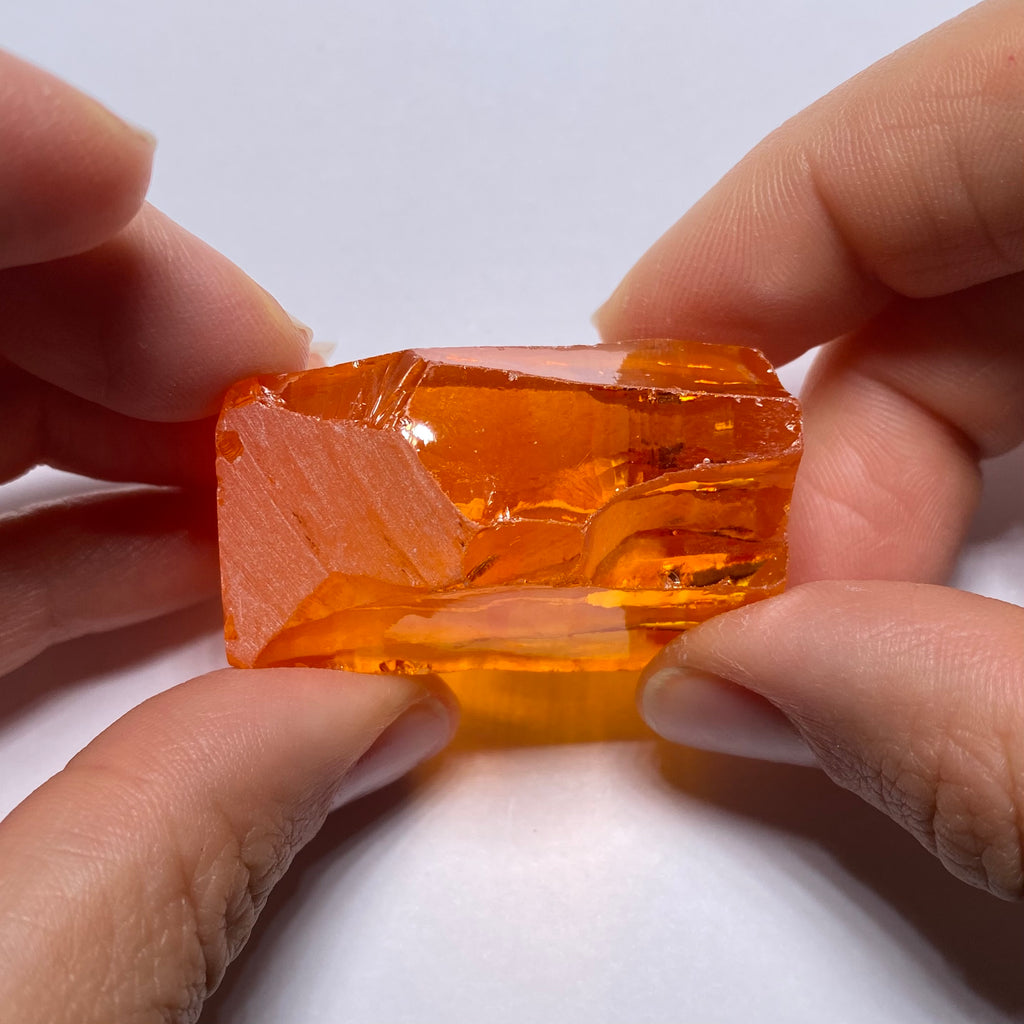 Medium Papaya Cubic Zirconia