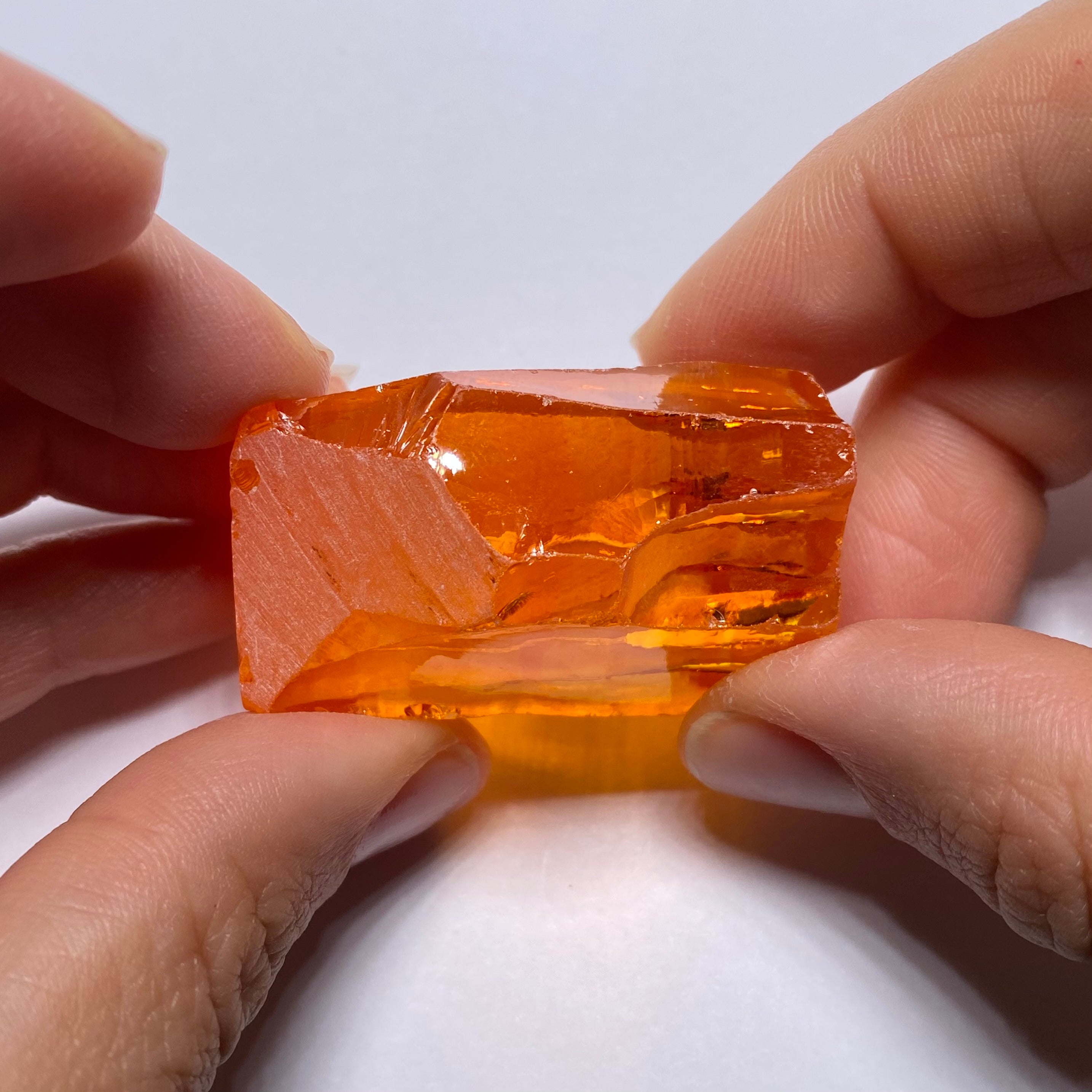 Medium Papaya Cubic Zirconia