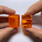 Medium Papaya Cubic Zirconia