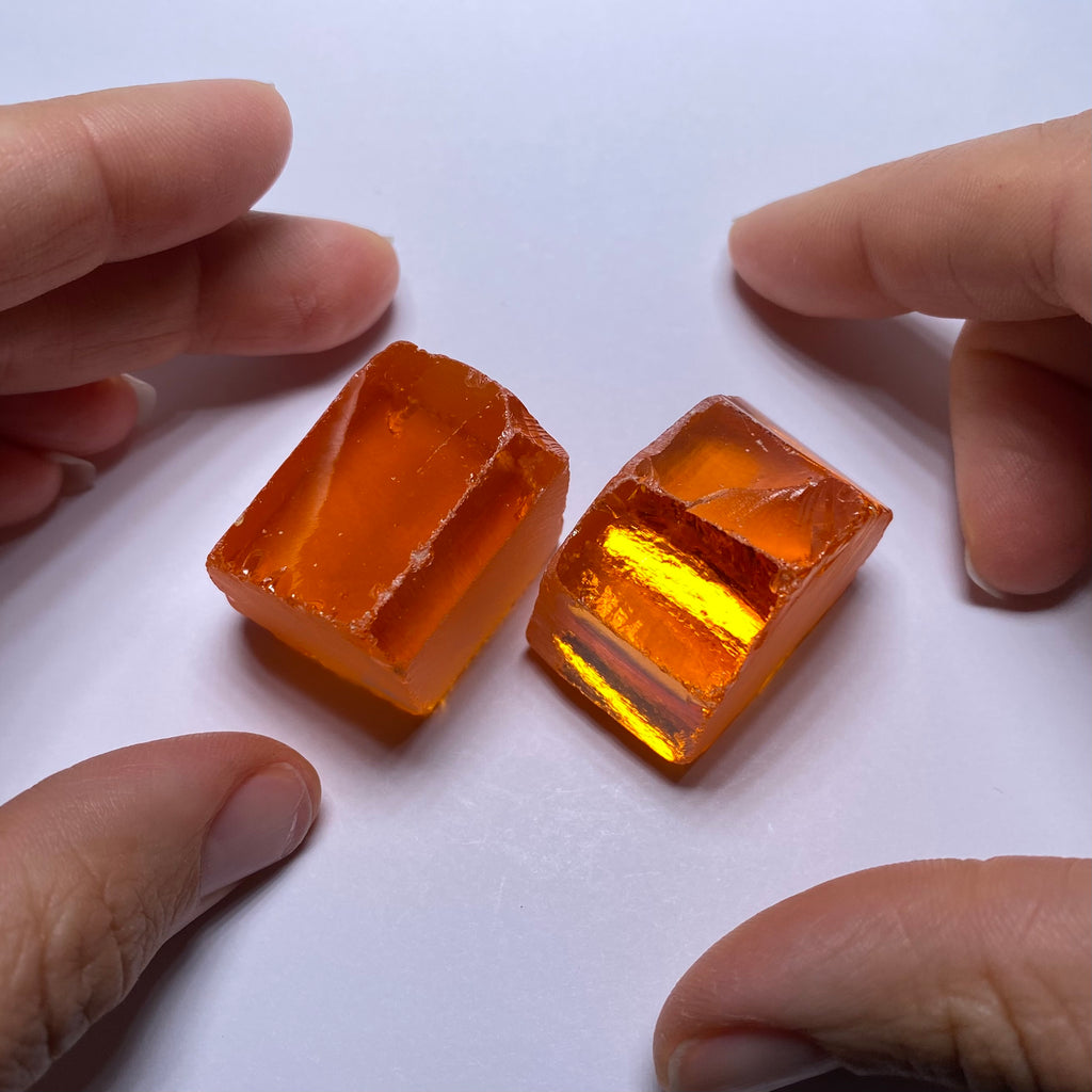 Medium Papaya Cubic Zirconia