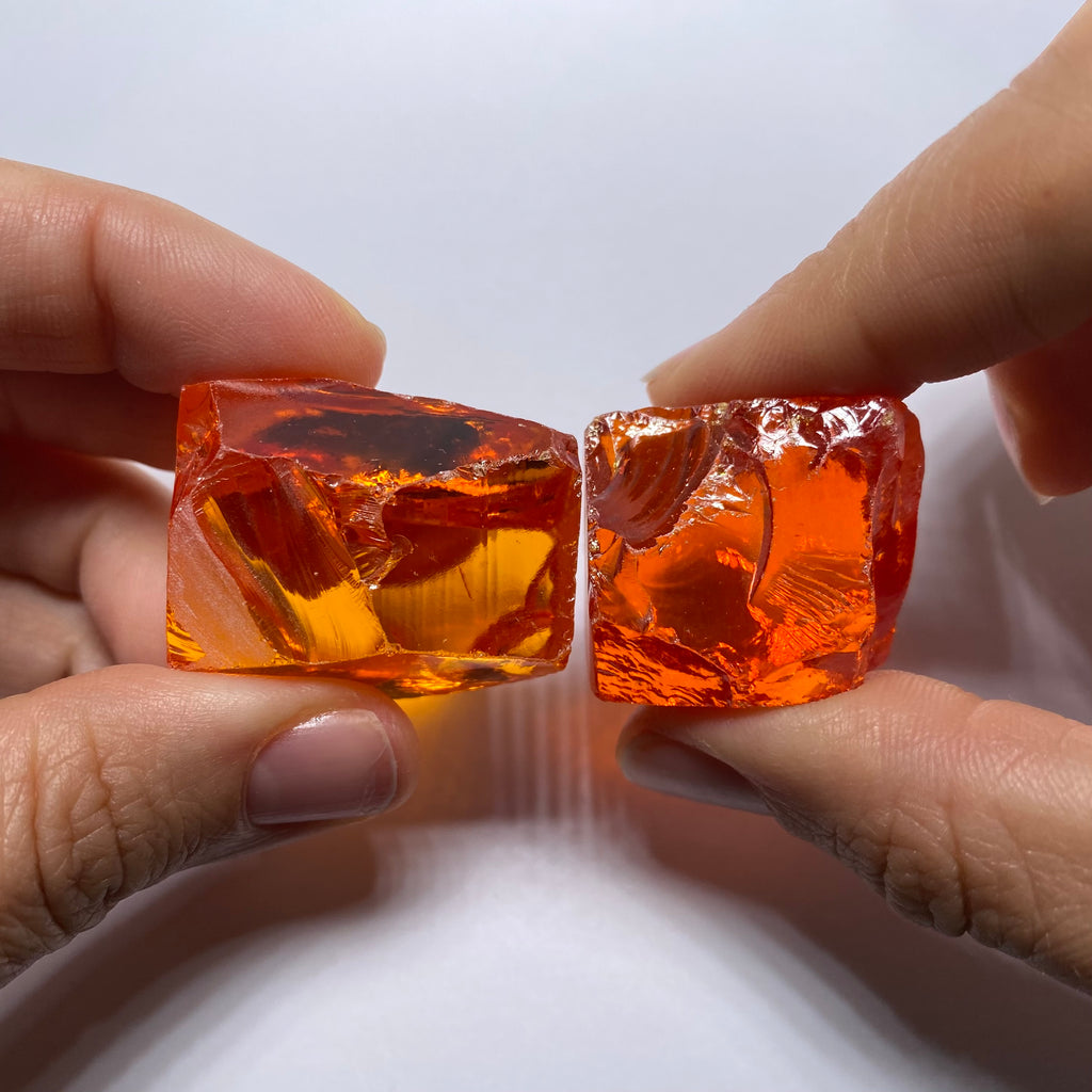 Medium Papaya Cubic Zirconia