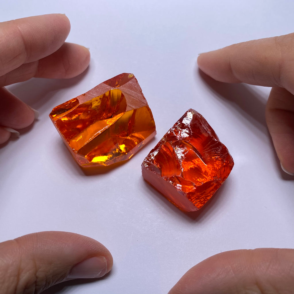 Medium Papaya Cubic Zirconia