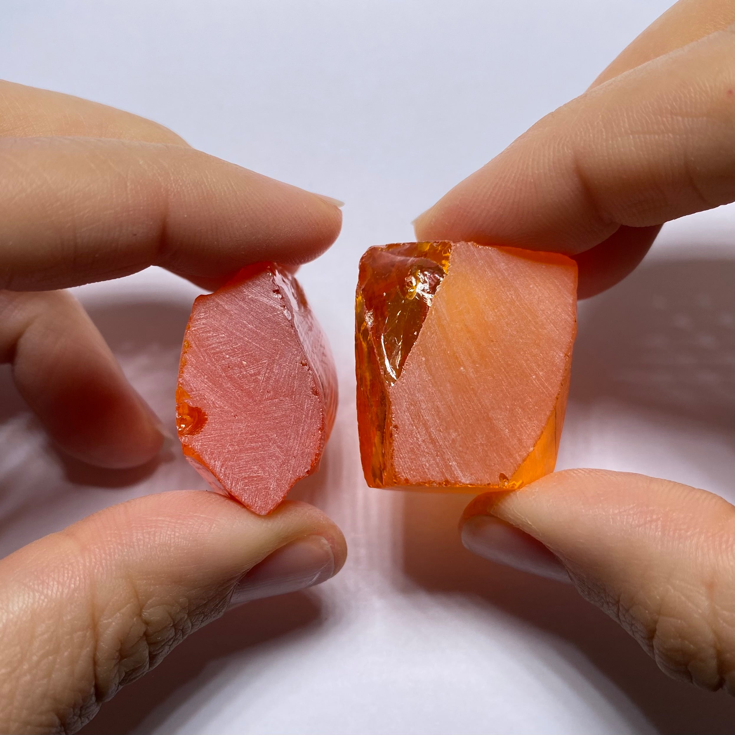 Medium Papaya Cubic Zirconia