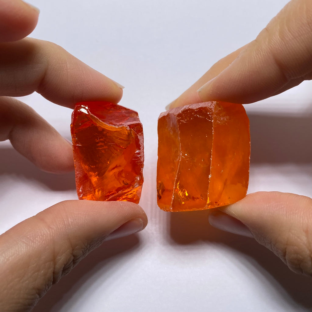 Medium Papaya Cubic Zirconia