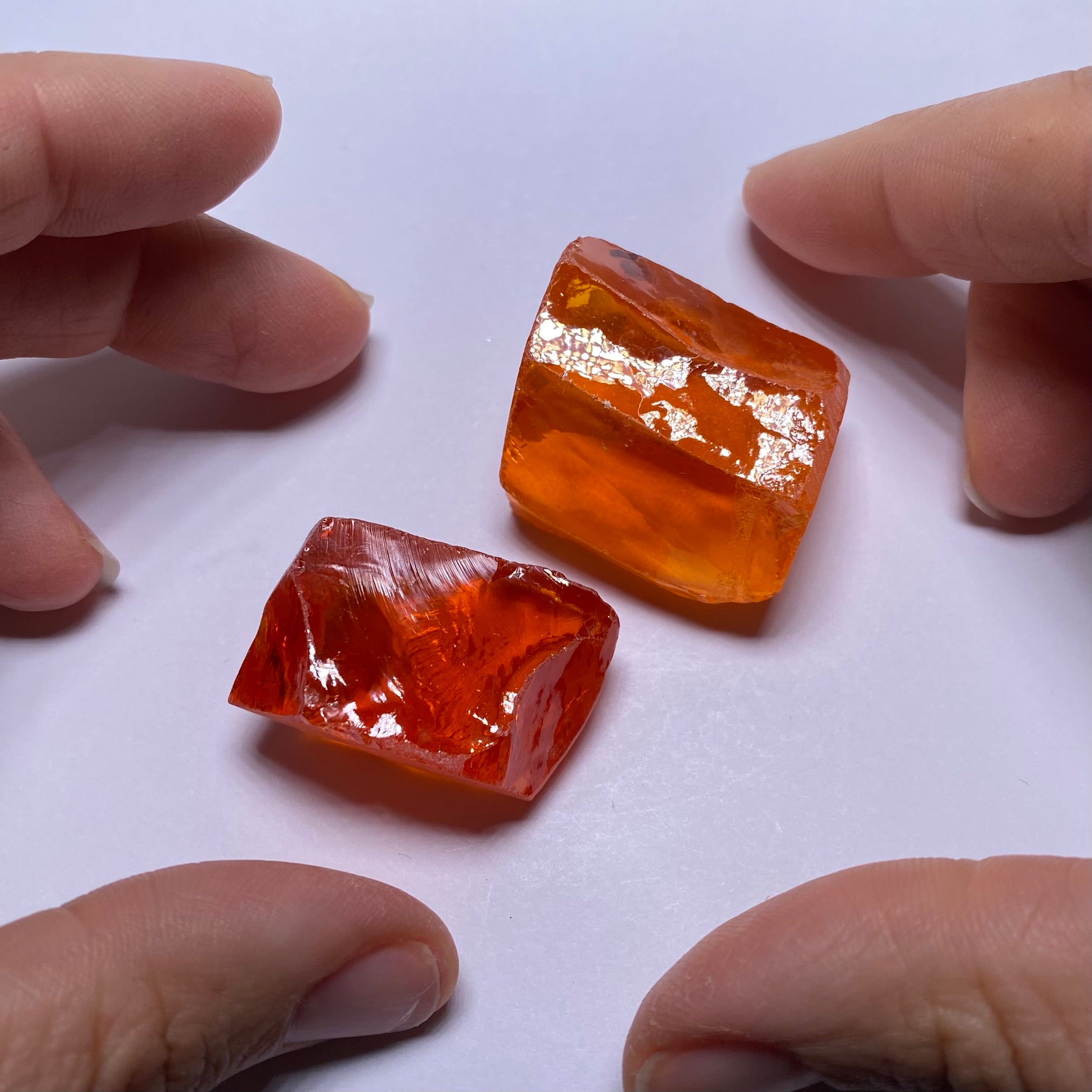 Medium Papaya Cubic Zirconia