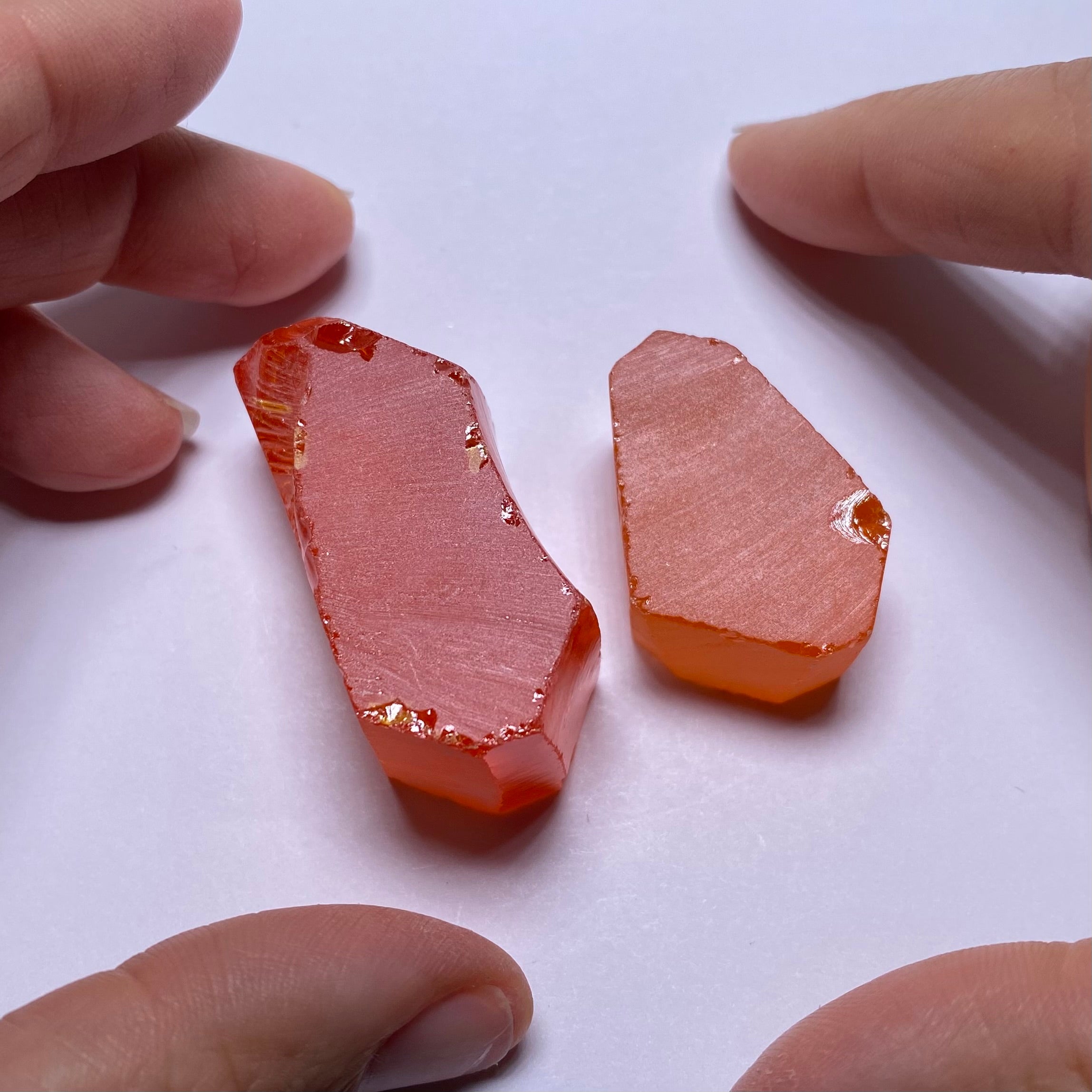 Medium Papaya Cubic Zirconia