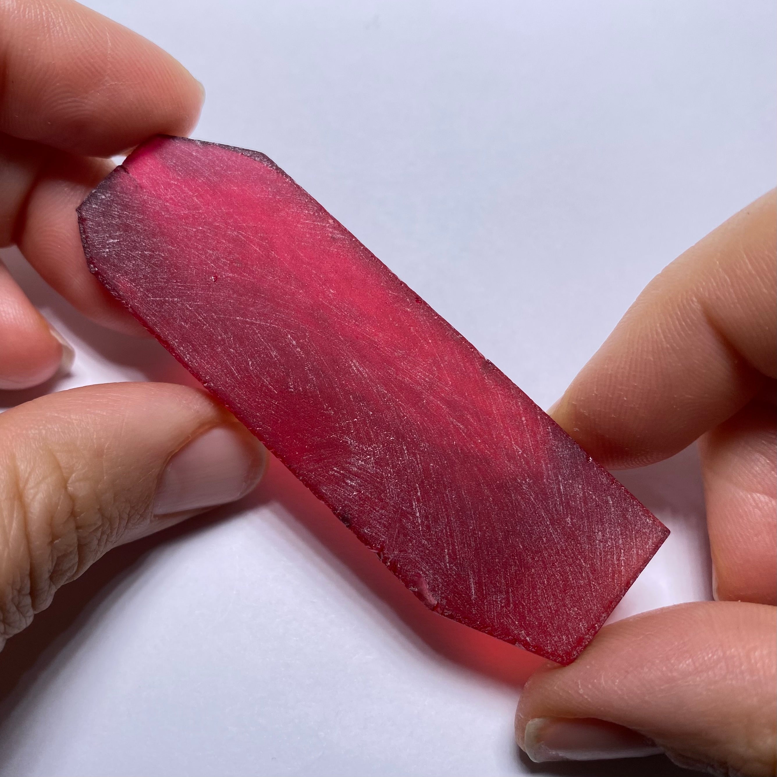 Bixbite (Red Beryl) Synthetic