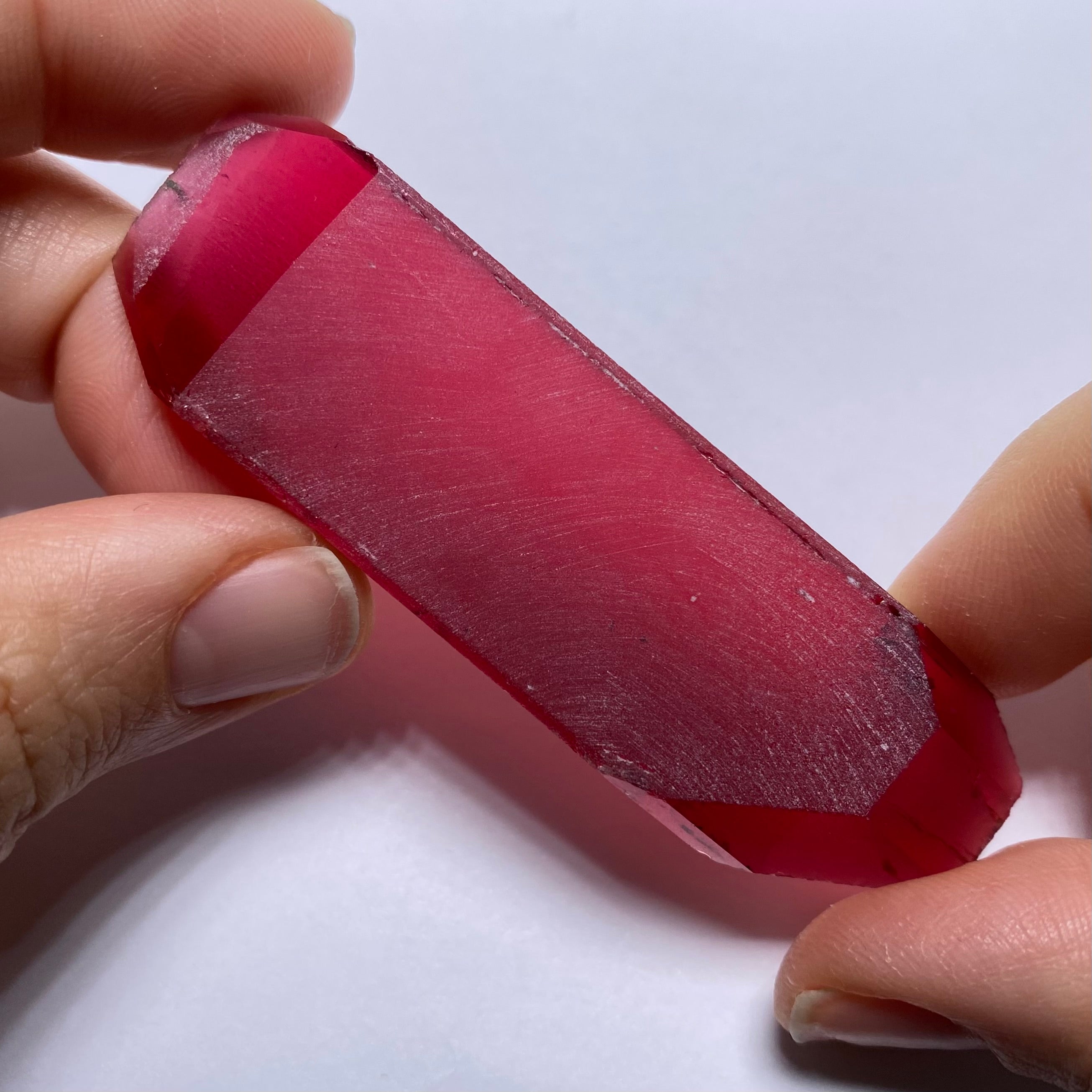 Bixbite (Red Beryl) Synthetic