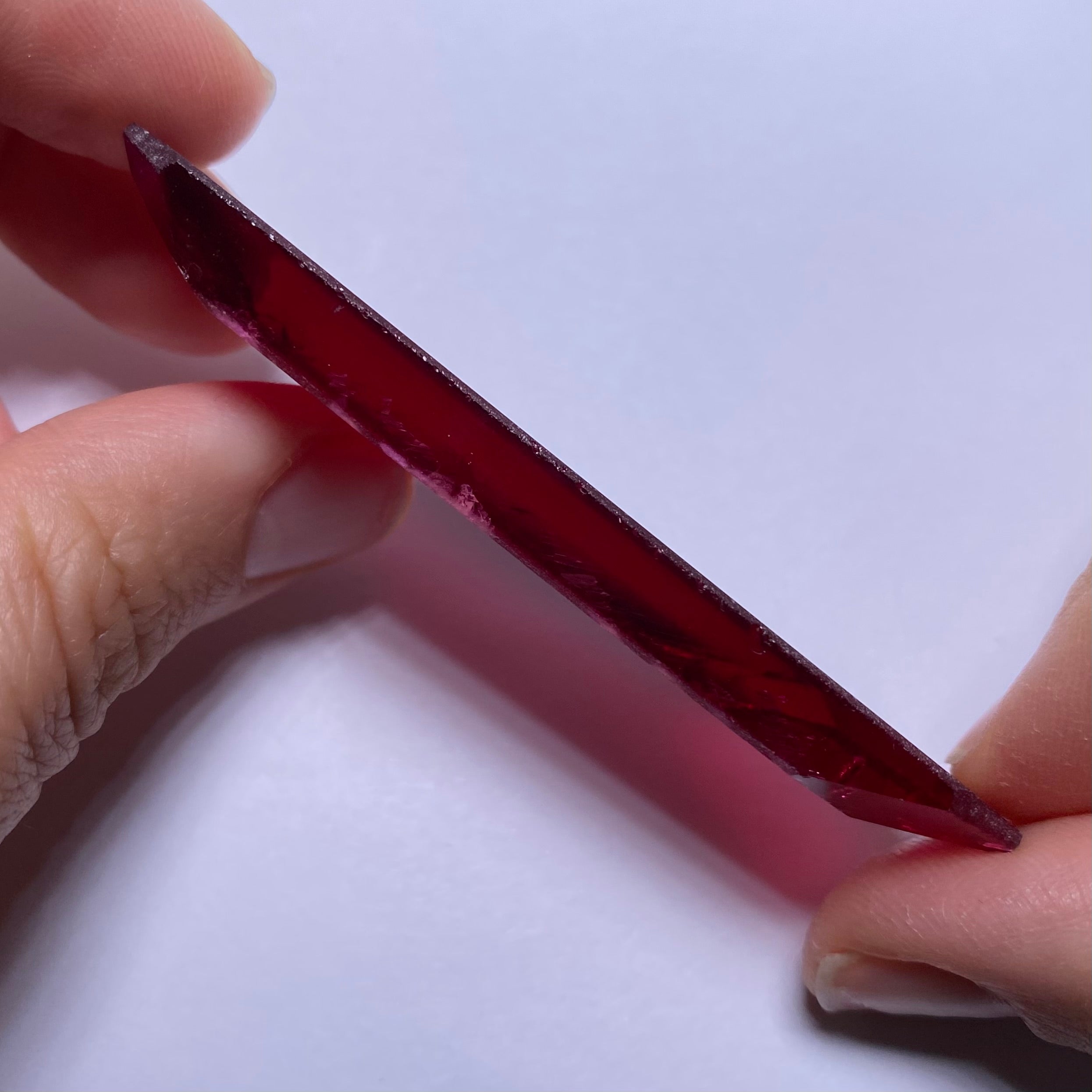 Bixbite (Red Beryl) Synthetic