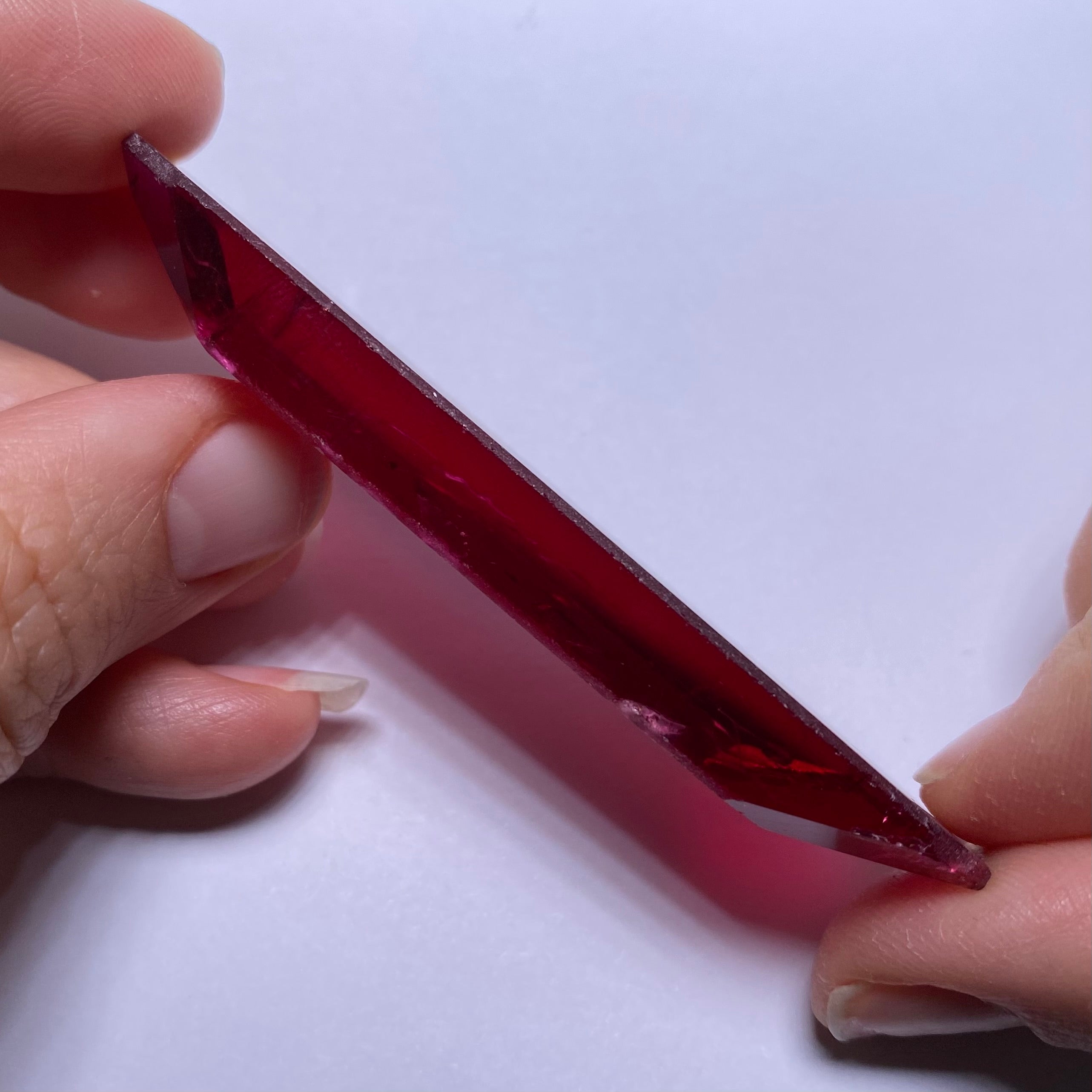 Bixbite (Red Beryl) Synthetic