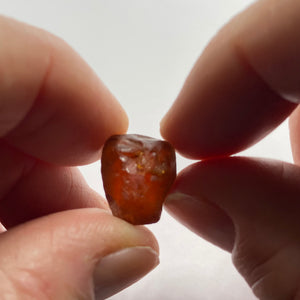 Red Orange Zircon - Tanzania