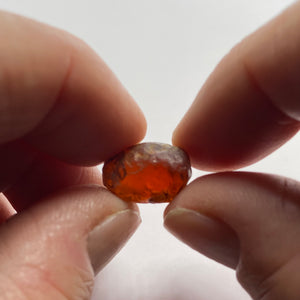 Red Orange Zircon - Tanzania