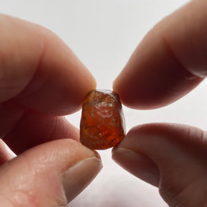 Red Orange Zircon - Tanzania