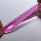 #18A Rose Pink Synthetic Corundum