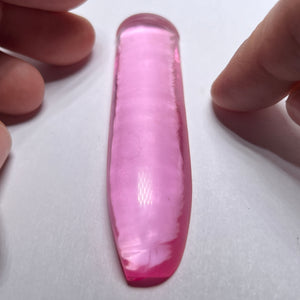 #18A Rose Pink Synthetic Corundum