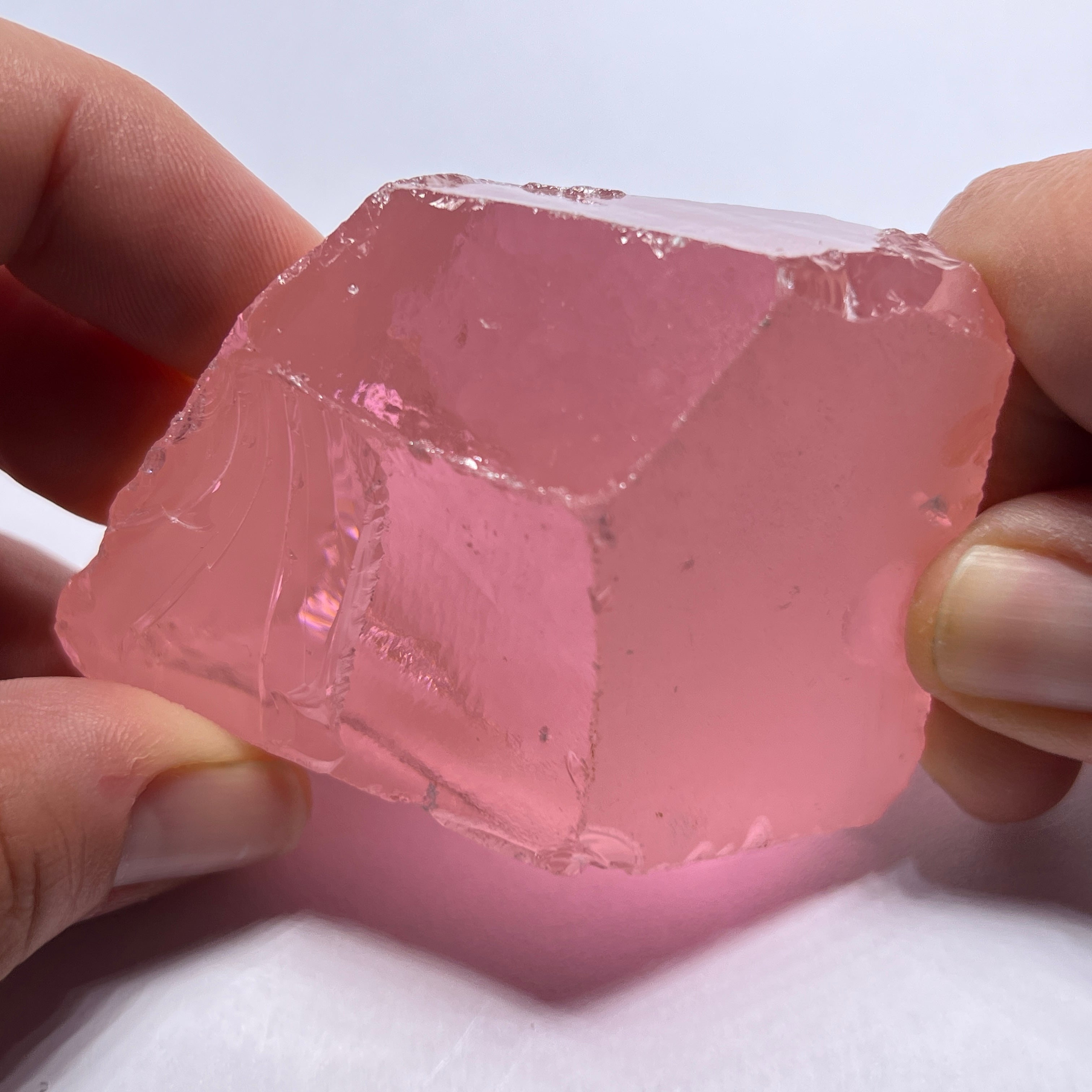 Pink Salmon Cubic Zirconia