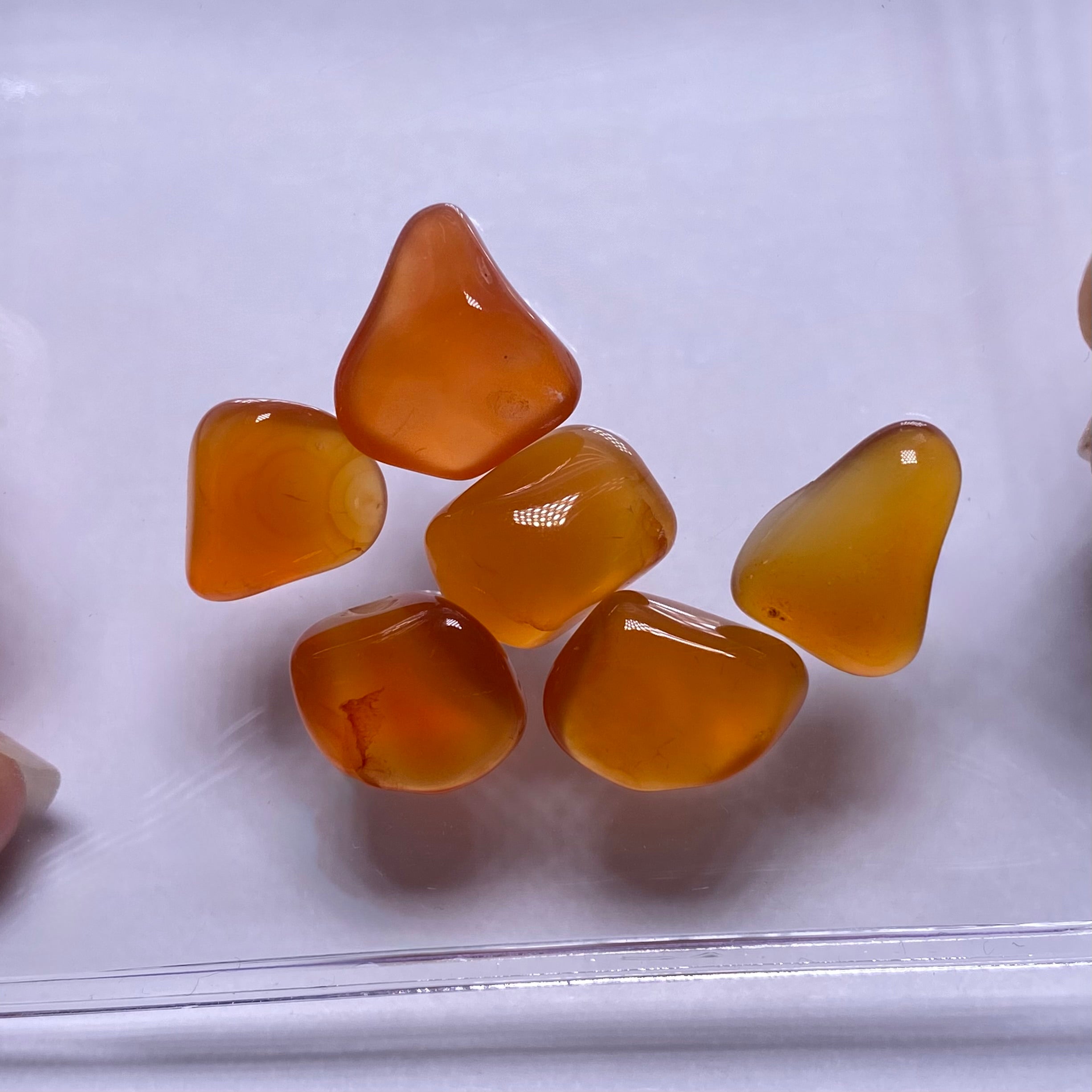 Orange Chalcedony - Namibia