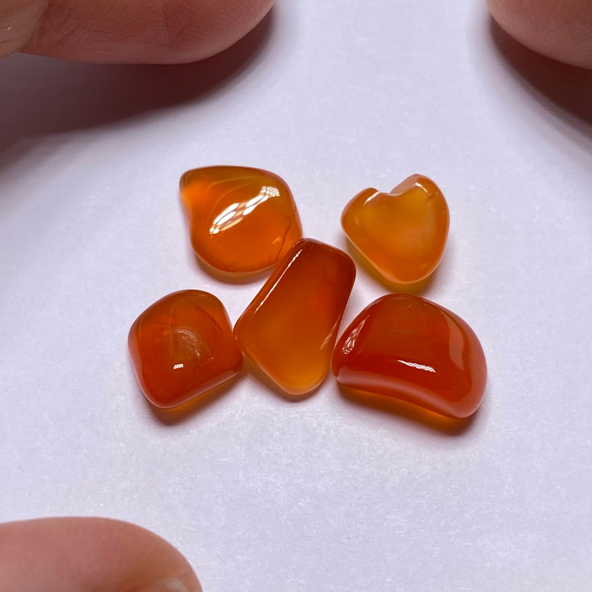 Orange Chalcedony - Namibia