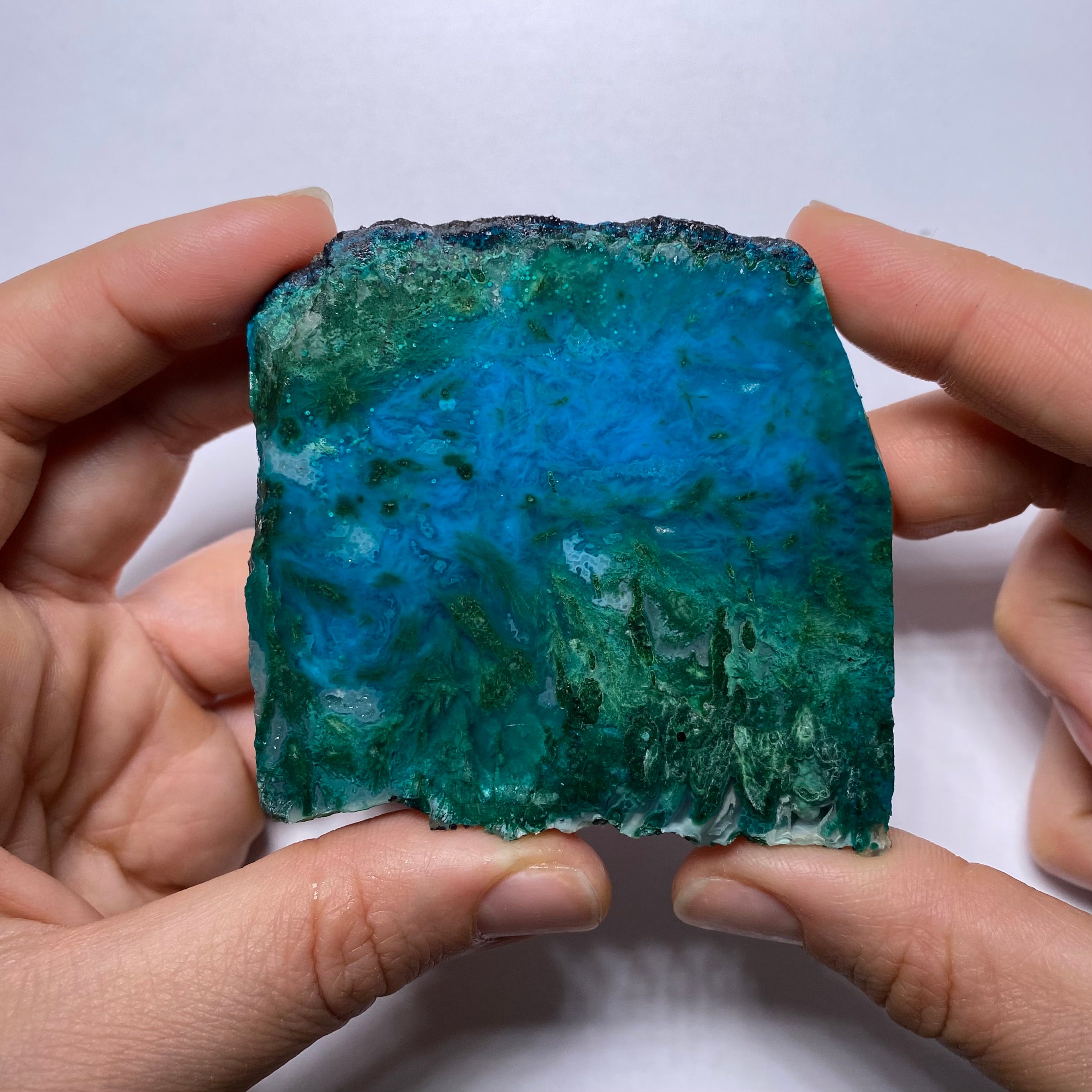 Gem Silica with Sagenite - Ray Mine, Arizona, USA