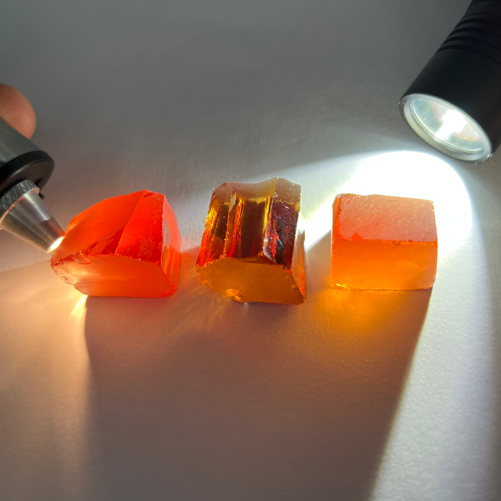 #4A Orange/Red CZ - Color Shift