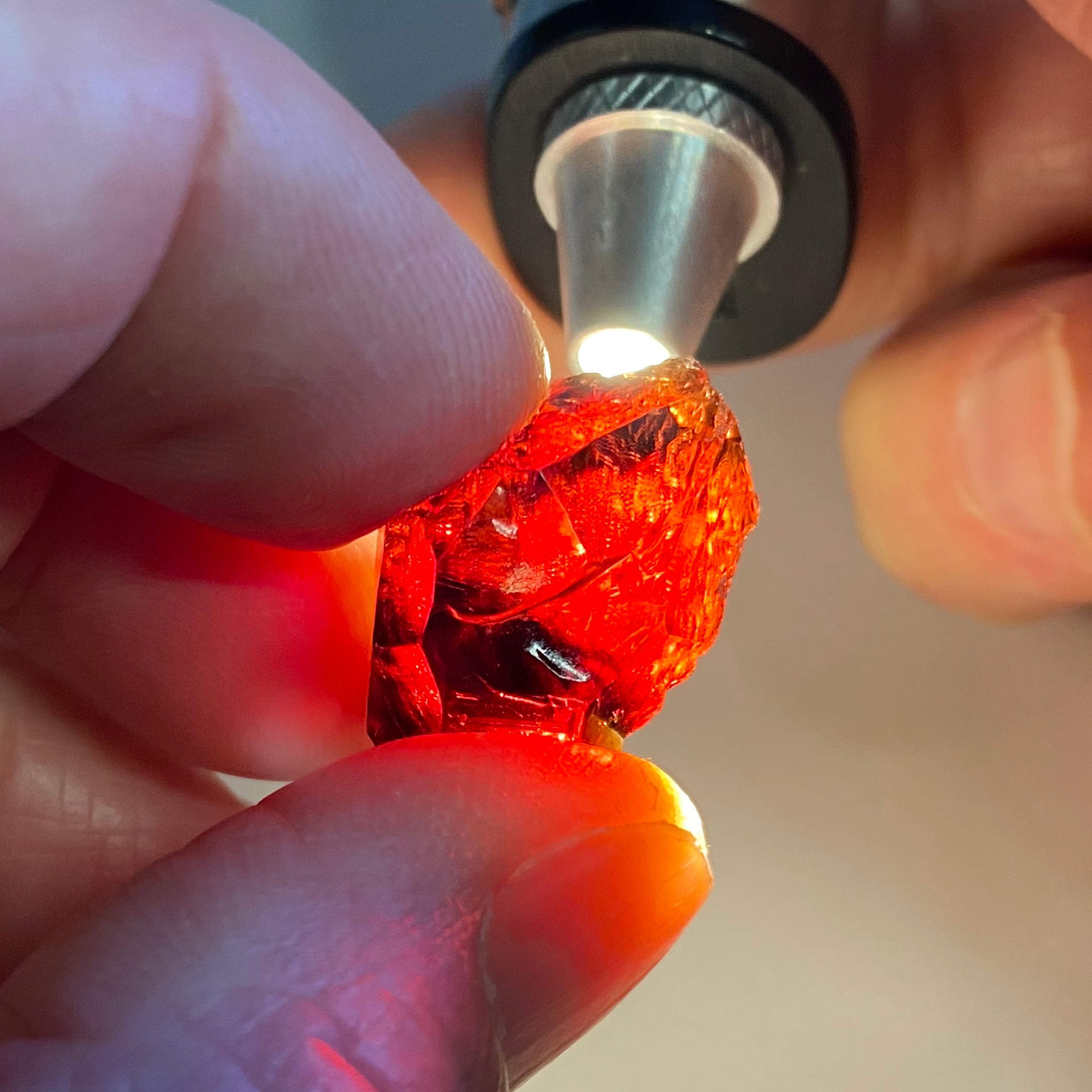 Red Zircon - Tanzania