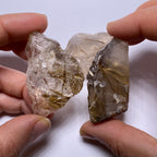 Golden Rutile in Quartz - Brazil