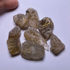 Golden Rutile in Quartz - Brazil
