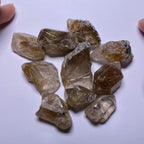 Golden Rutile in Quartz - Brazil