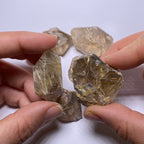 Golden Rutile in Quartz - Brazil