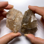 Golden Rutile in Quartz - Brazil