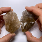 Golden Rutile in Quartz - Brazil