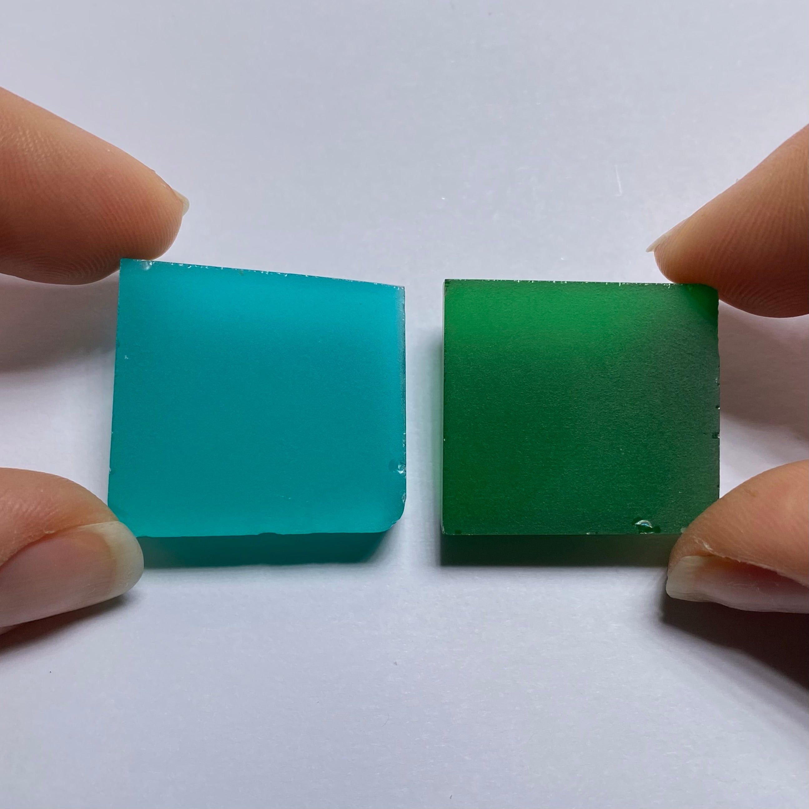 Paraiba & Emerald Green YAG